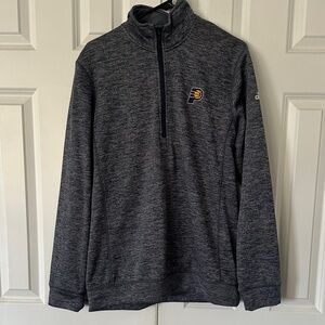 Adidas Dark Gray Half-Zip Sweatshirt